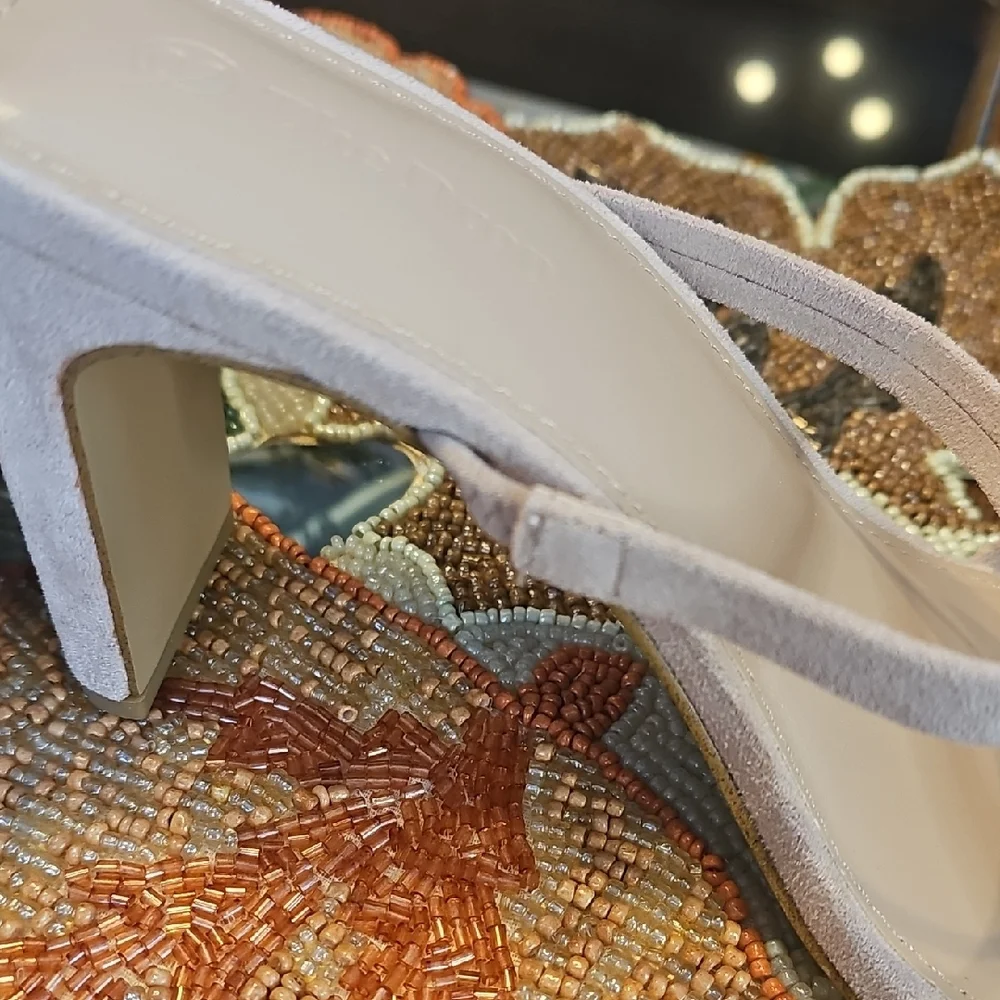 Chic Beige Women's Heels